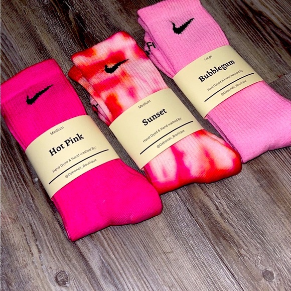 Authentic Nike Hand Dyed Socks- 3pairs - Picture 3 of 5